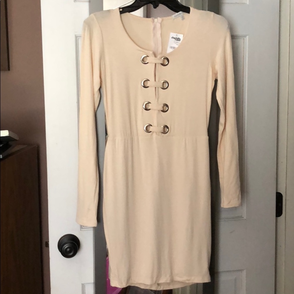 Lace Up Dress